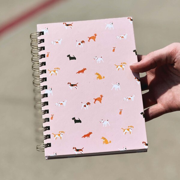 Dog Lover 6 x 8 Spiral Hard Cover Journal